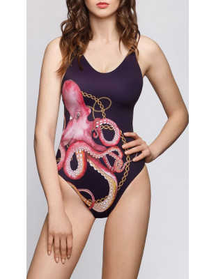 Купальник слитный Ariel Octopus Blue
