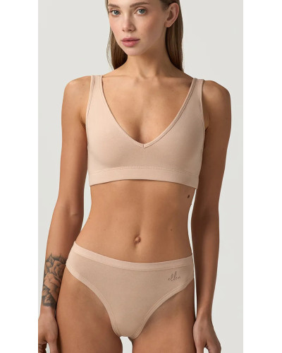 Труси Miss Comfort string high waist бежевий