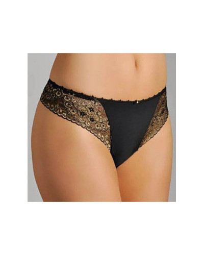 Трусы Florence String (Black) темный с цветным рисунком