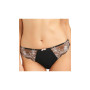 Труси Melissa string чорний з кольоровим малюнком