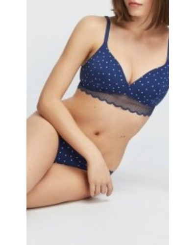 Трусы White pease slip синий