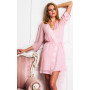 Розовый халат из шелка Arianna купить в Украине от Donnola | Odry