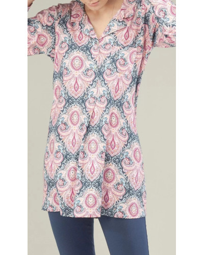 Костюм домашній Cozy evening кольоровий (строкатий)