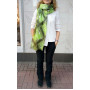 Зеленый шарф из шелка Купити в Україні від Chesco | Odry