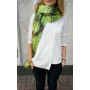 Зеленый шарф из шелка купить в Украине от Chesco | Odry