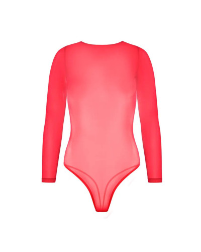 Боді Red bodysuit with sleeves червоний